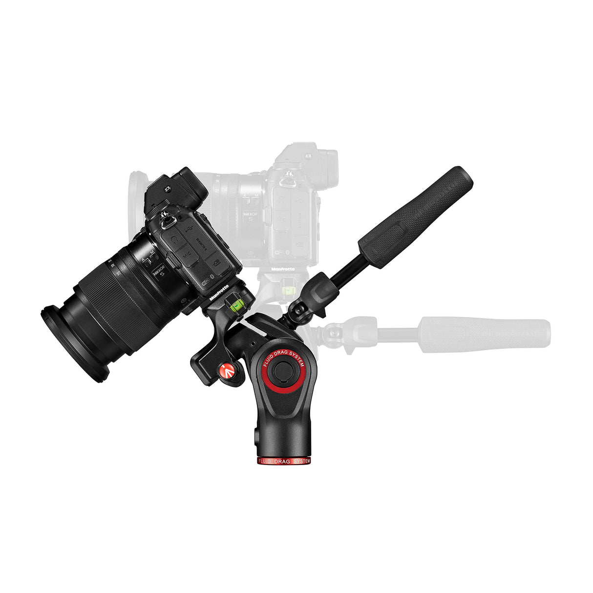 Manfrotto Befree 3-Way Live Head- Cabezal de 3 Vías para Trípodes, Cabezal de Aluminio Fluido para Cámaras y Videocámaras de hasta 6 kg, Ultracompacto - Para Creación de Contenidos, Fotos y Videos
