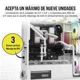 Corsair iCUE 7000X RGB Chasis para PC Inteligente ATX Full-Tower, Tres Paneles de Cristal Templado, Cuatro Ventiladores RGB de 140 mm Incluidos, Espacioso Interior, Blanco