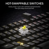 Corsair K65 Plus Wireless 75% RGB Teclado mecánico para Juegos Intercambiable en Caliente – Conmutadores táctiles pre-lubricados MLX Fusion – Dos Capas de amortiguación de Ruido – Teclas PBT –