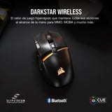 Corsair DARKSTAR Ratón Inalámbrico RGB Para Juegos MMO - 26.000 PPP - 15 Botones Programables - Batería Hasta 80 Horas - Compatible con iCUE - PC, PS5, PS4, Xbox - Negro