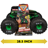 Monster Jam, camión Monstruo Todoterreno Mega Grave Digger Oficial por Control Remoto, más de 60 cm de Altura, Escala 1:6, Juguetes para niños y niñas a Partir de 4 años