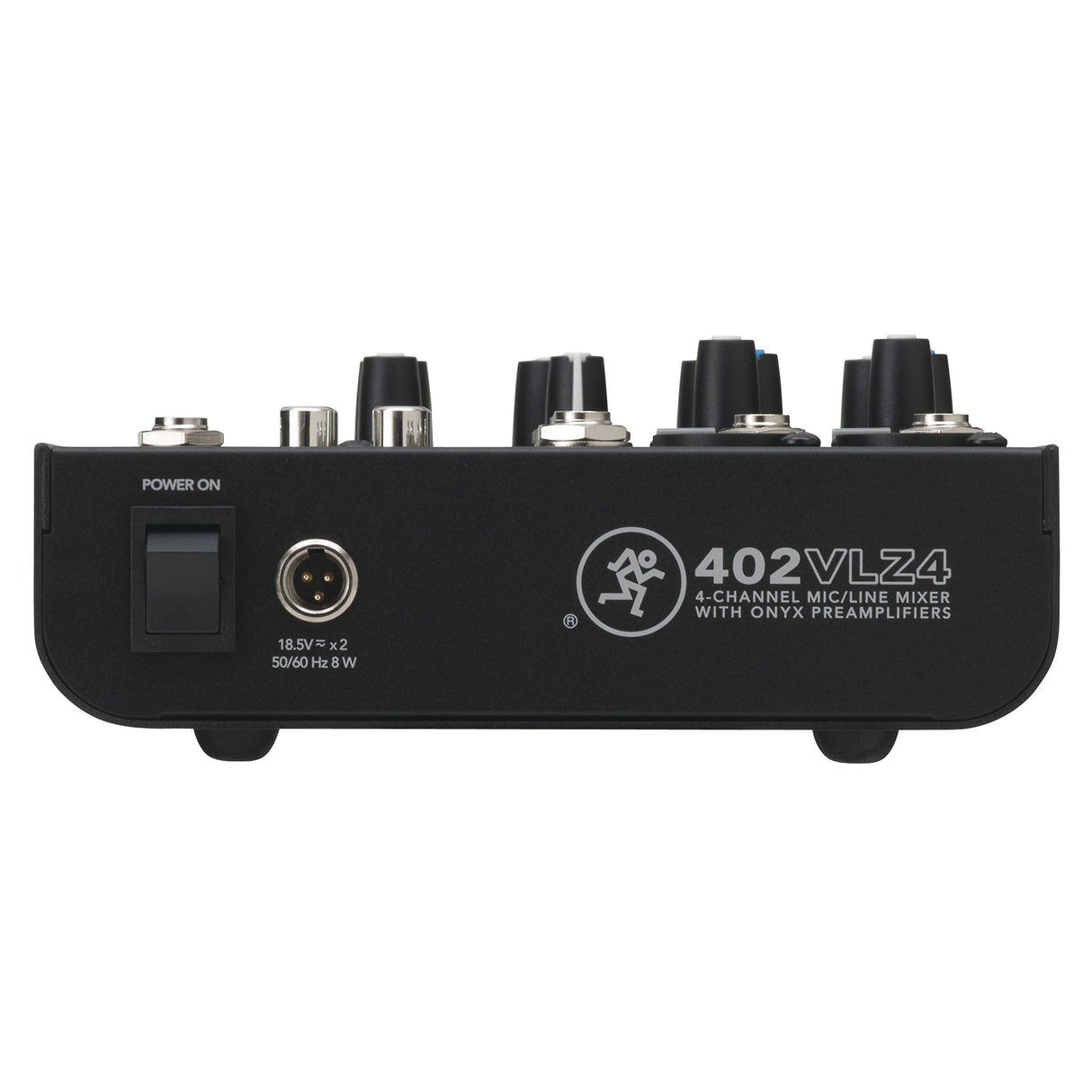 MACKIE 402VLZ4 mezclador analógico compacto de 4 canales con los legendarios previos de micro Onyx