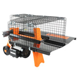 Forest Master FM5D-TC Partidor de Troncos Eléctrico de 5 Toneladas - Tiempo de Ciclo de 9 Segundos - Prellenado y Listo para Usar - Cumple con UKCA/CE - Incluye Banco de Trabajo y Protección