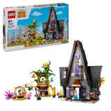 LEGO GRU 4: Mi Villano Favorito Minions y Mansión Familiar de GRU, Casa de Juguete para Construir con Figuras de Personajes de la Película, Regalo para Niños y Niñas de 8 Años o Más 75583
