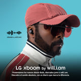 LG xboom Buds, Auriculares Bluetooth con cancelación Activa de Ruido, Negro