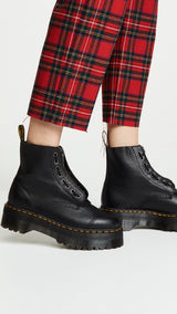 Dr. Martens Jungle Boot, Botas de Combate Mujer, Black Milled Nappa, 38 EU