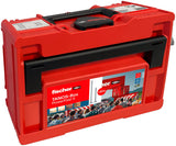 fischer Tanos-Box PowerFast II - Juego de tornillos para aglomerado (cabeza avellanada, estrella interior TX, rosca completa y parcial, para un procesamiento rápido y flexible, incluye juego ProfiBit)