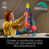 LEGO Technic Yate Emirates Team New Zealand AC75 Kit de construcción, Maqueta para Adultos de Barco Velero Amantes de la Vela, Regalo para Hombres y Mujeres, Actividad Creativa, Decoración Hogar 42174