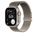 Apple Watch Band - Pulsera Milanese Loop - 49 mm - Titanio Natural - Talla S