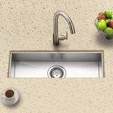Houzer Contempo - Fregadero de acero inoxidable para fregadero, CTB-2385