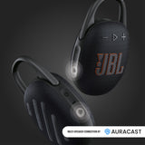 JBL Clip 5, Altavoz inalámbrico portátil con Bluetooth, resistente al agua y al polvo IP67, hasta 12h de reproducción y más con Playtime Boost activado, rosa
