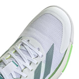 adidas Hombre Crazyquick Lightstrike Padel Shoes, Cloud White/Aurora Ivy/Lime Burst, 43 1/3 EU