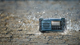 Sangean MMR-99 Radio de Emergencia, manivela, Azul Oscuro Solar con Dab+Med Dab+