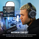 Corsair Virtuoso Pro Auriculares para Juegos con Cable y Parte Trasera Abierta, micrófono unidireccional Desmontable, Controladores de grafeno 50 mm, Respuesta de frecuencia de 20 Hz-40 kHz, Carbono