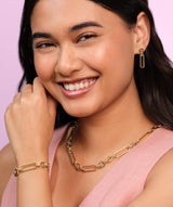 Olivia Burton Collar de Eslabones para Mujer Colección HEX LINK en Oro Amarillo - 24100369