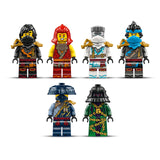 LEGO Ninjago Bounty del Templo - Barco de Juguete Interactivo con Techo Desmontable y 6 Minifiguras Inc. Cole, Zane y NYA - Regalo para Chicos de 14+ Años Fans de El Renacer de los Dragones 71848