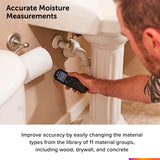 FLIR MR55 - Pin Moisture Meter with Bluetooth for Instant Data Sharing via the FLIR Tools® Mobile app.