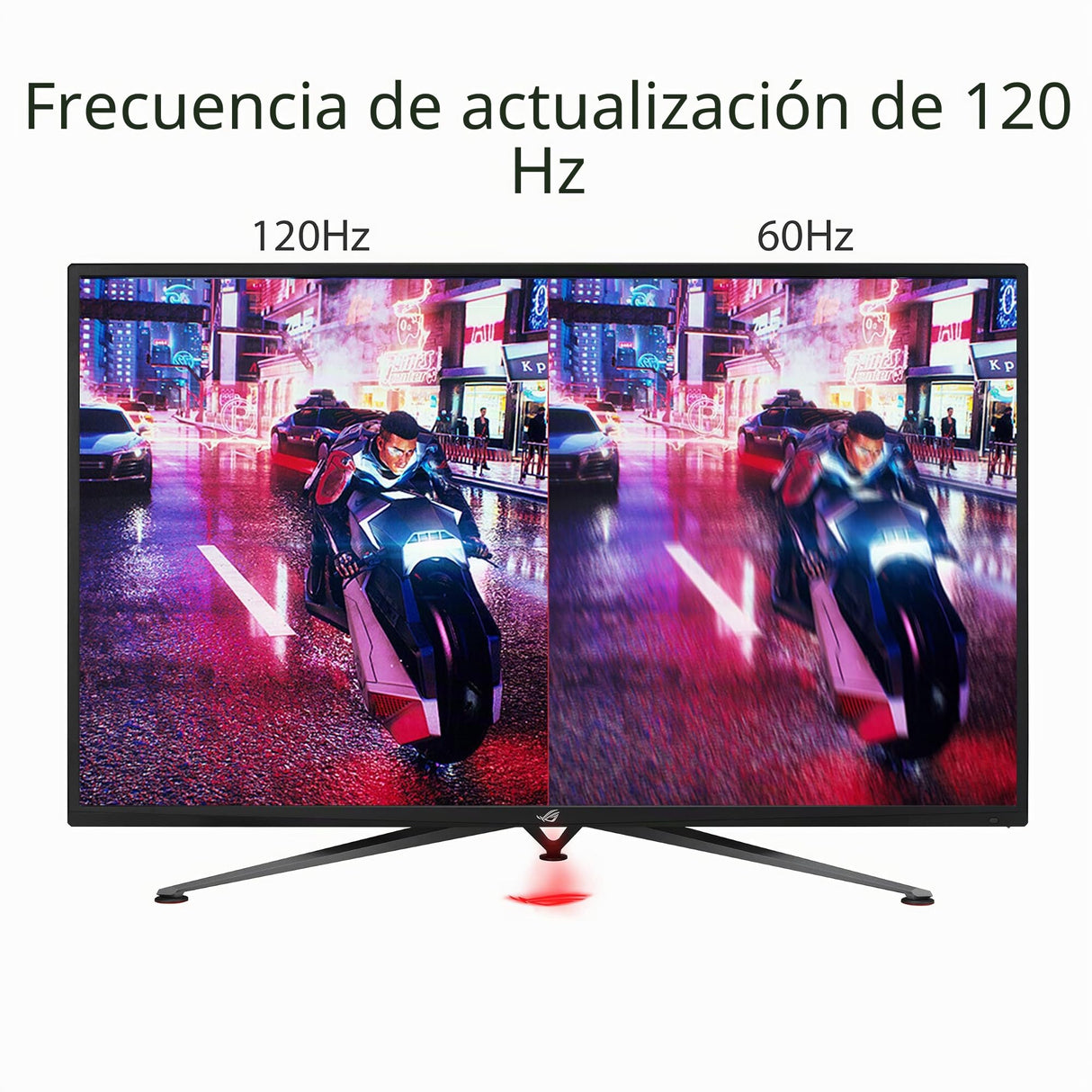 ASUS ROG Strix XG438QR - Monitor Gaming 43", Plano, 4K (3840x2160, VA,16:9, HDMIx3, Display Port, USB 3.0 x2, 120 Hz, 4ms, FreeSync Premium Pro, DisplayHDR 600, Shadow Boost, Altavoces 10W x2), Negro