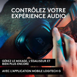 ASTRO Gaming Logitech G A30 LIGHTSPEED Auriculares inalámbricos para Bluetooth, Dolby Atmos, mic desmontable, batería 27h, carga USBC, para PS5, PS4, Xbox, NSW, PC, Android - Azul