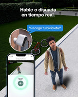 Arlo Essential 3 2K XL, cámara WiFi Exterior, batería de 24 Meses, visión Nocturna en Color, Sirena, Audio bidireccional, 2 cámaras Blancas