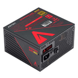 ABYSM Gaming Fuente de alimentación MORPHEO GX5 – 850 W ATX  3.1, 80 Plus Gold, Totalmente Modular, Conexión PCIe 5.1 16P