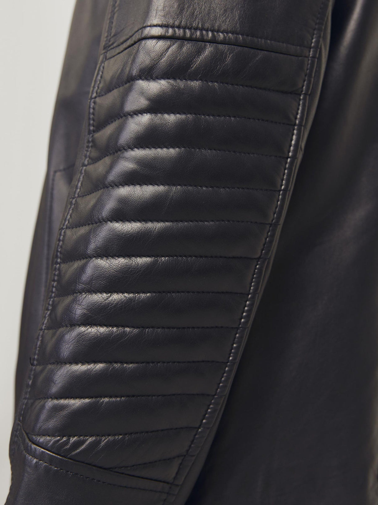 JACK & JONES Leather Jacket Leather Jacket Black S Black S