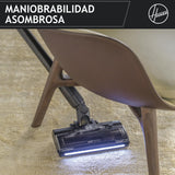 HOOVER Aspiradora Escoba sin Cable Ligera HF2, con 500 PowerTime, Que compacta el Polvo para Extender la Potencia de succión, Boquilla multisuperficie con Cepillo antienredos con Luces LED, HF2Z10H