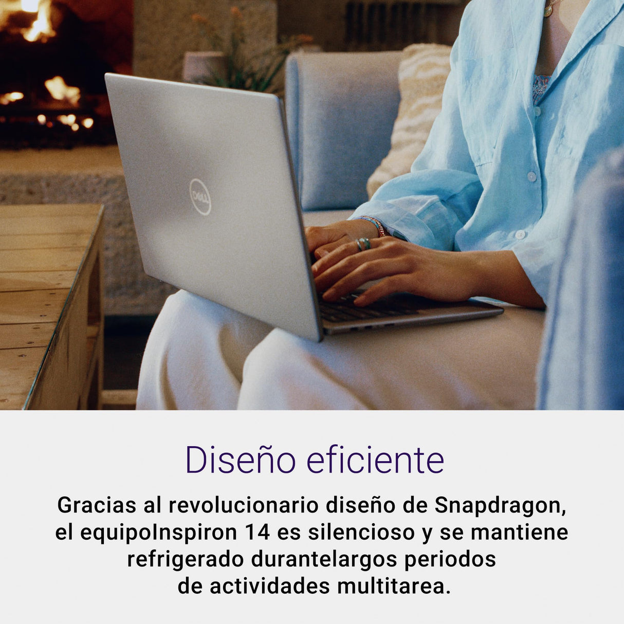 Dell Inspiron 14 (5441) Laptop Copilot+ PC FHD+ 14", Procesador Snapdragon X Plus, Graphic Qualcomm Adreno, 16GB RAM, 512GB SSD, Windows 11 Home, Teclado Retroiluminado QWERTY Español Titan Grey