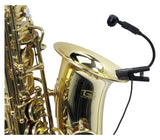 Pronomic Micrófono de Viento IM-20, Micrófono de Clip, Negro