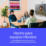 Owl Labs Meeting 3: cámara de videoconferencia Inteligente de 360 y 1080p HD, Micro y Altavoz (Vista orador Activo Zoom Inteligente y Ecualizador Ruido), Gris