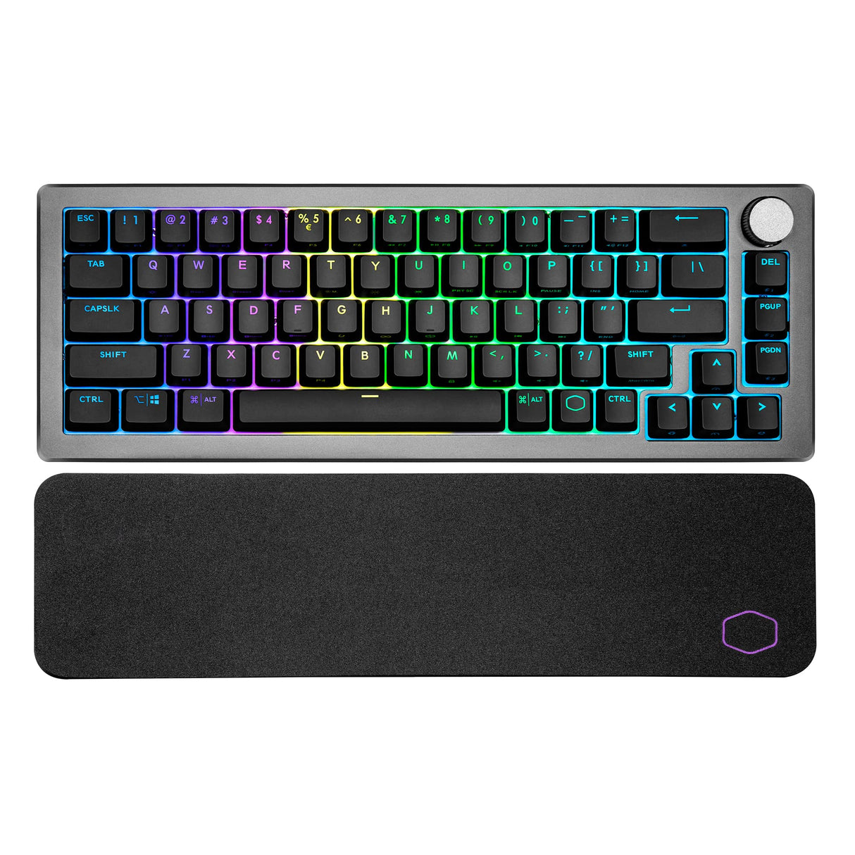 Cooler Master CK721 Wireless 65% RGB Teclado mecánico para Juegos, Gris