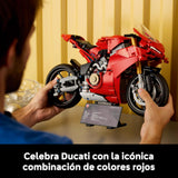 LEGO Technic Moto Ducati Panigale V4 S Maqueta para Construir para Adultos, Kit de Maquetas como Regalo para Pareja, Novios y Padres Fans de las Motos, Decoración Hogar y Oficina 42202