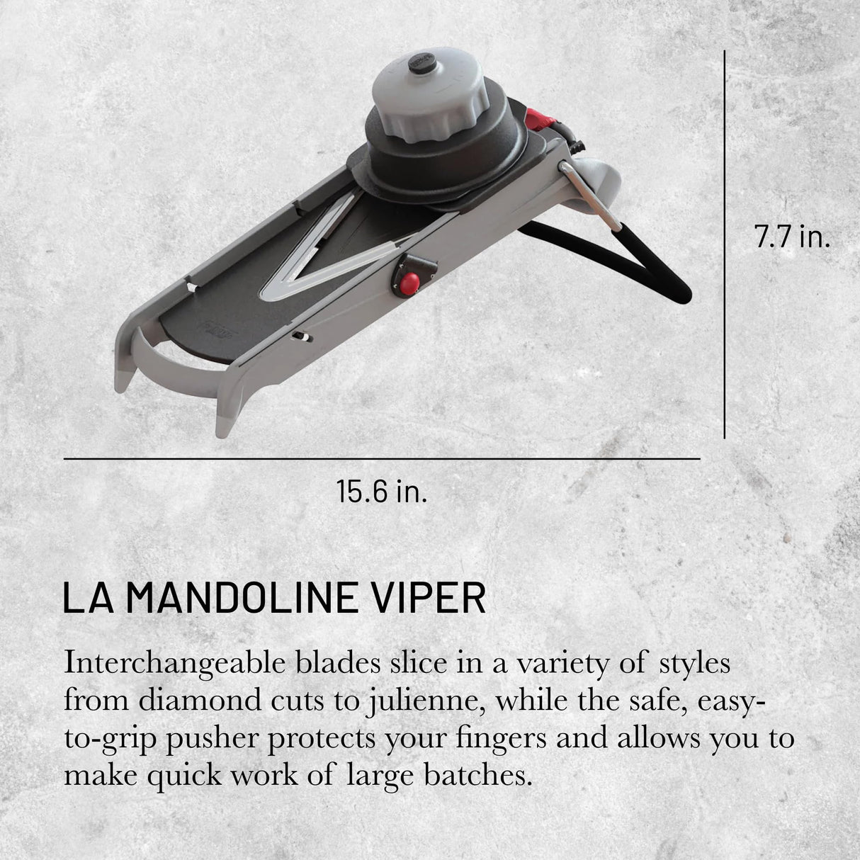 De Buyer, VIPER MANDOLINA + 2 CUCHILLAS JULIANA 4&10 MM,-2016.00