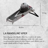 De Buyer, VIPER MANDOLINA + 2 CUCHILLAS JULIANA 4&10 MM,-2016.00
