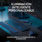 Logitech MX Keys S Plus - Grafito, Disposición QWERTY US Internacional