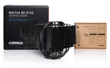 Noctua NH-D15S chromax.black, Disipador de CPU de Doble Torre con NF-A15 PWM 140 mm Ventilador (Negro)