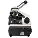 Bresser JUNIOR 40x-1024x Microscopio Set, negro, plata