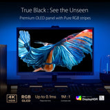 ASUS ProArt Display OLED PA32DC - Monitor Profesional de 31,5 Pulgadas (4K UHD (3840 x 2160), 99% DCI-P3, colorímetro Integrado, HDR-10, HLG, ΔE < 1, USB-C, HDMI, Calman, integración ColourSpace)