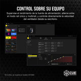 Corsair HX1000i Fuente de Alimentación ATX Totalmente Modular de Muy Bajo Nivel Sonoro - Compatible con ATX 3.1 y PCIe 5.1 -Ventilador con Rodamiento Dinámico Fluido - 80 PLUS Platinum - Negro