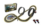 Micro Scalextric Juegos de Pistas de Carreras de Autos para niños a Partir de 4 años, Batman vs Joker: The Race for Gotham City, Pista de Coche alimentada por Pilas, vehículos de Juego para niños de