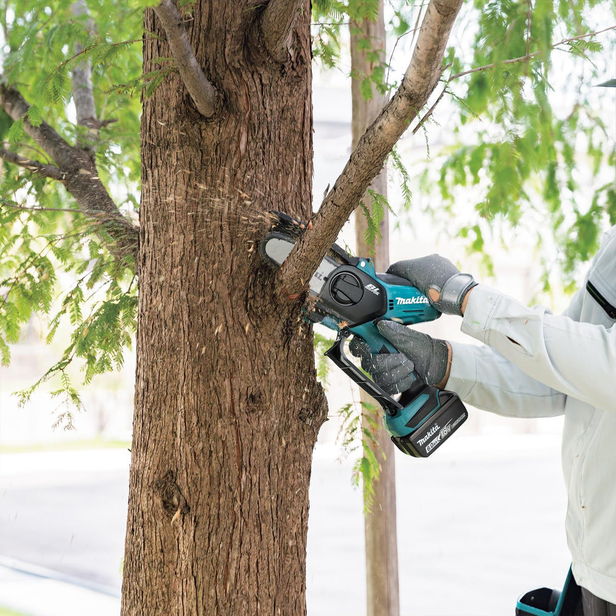 Makita DUC101Z - Sierra de podar sin escobillas, 18 V, iones de litio, LXT de 100 mm, baterías y cargador no incluidos