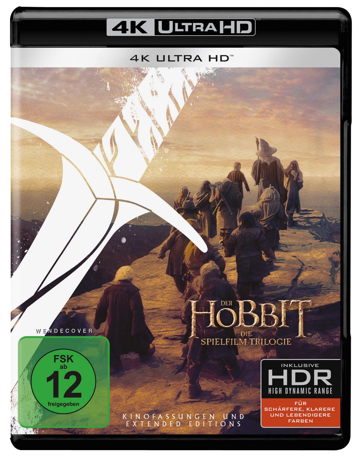 Der Hobbit: Die Spielfilm Trilogie - Extended Edition [4K Ultra-HD] [Alemania] [Blu-ray]