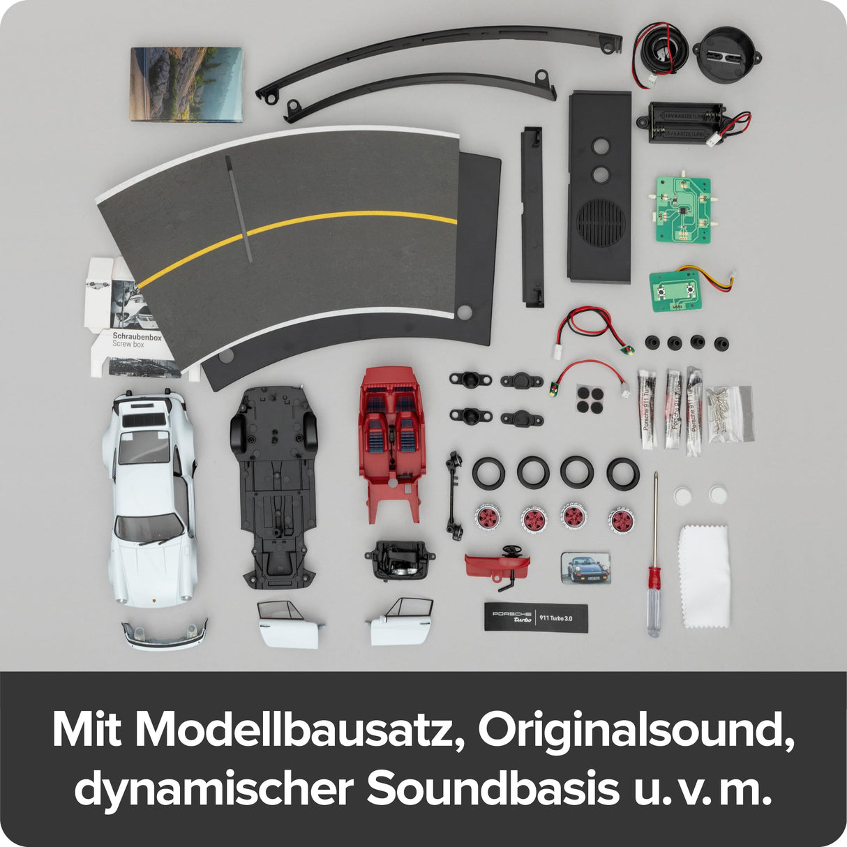 FRANZIS 67221 - Porsche 911 Turbo 1:24 Grand-Prix-Weiß Adventskalender
