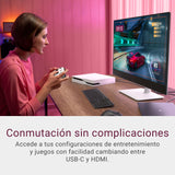 Dell 32 Plus Monitor - S3225QC, 4K UHD (3840x2160), 120Hz, QD OLED, 0.03ms, AMD FreeSync Premium Pro, HDR True Black 400, Dolby Vision, Altavoces Integrados, 3 USB-C, HDMI,