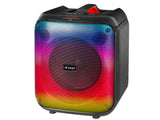 Trevi XFest XF 470 KB - Altavoz Amplificador portátil Fire Flame 60 W, Conector USB, Micro SD, AUX-IN, batería integrada, Karaoke Party Altavoz con micrófono dinámico Incluido