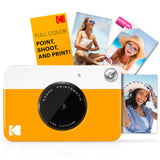 KODAK Printomatic Cámara instantánea (Amarilla) Paquete Todo Incluido con Papel fotográfico Zink (20 Hojas) y Mucho más.