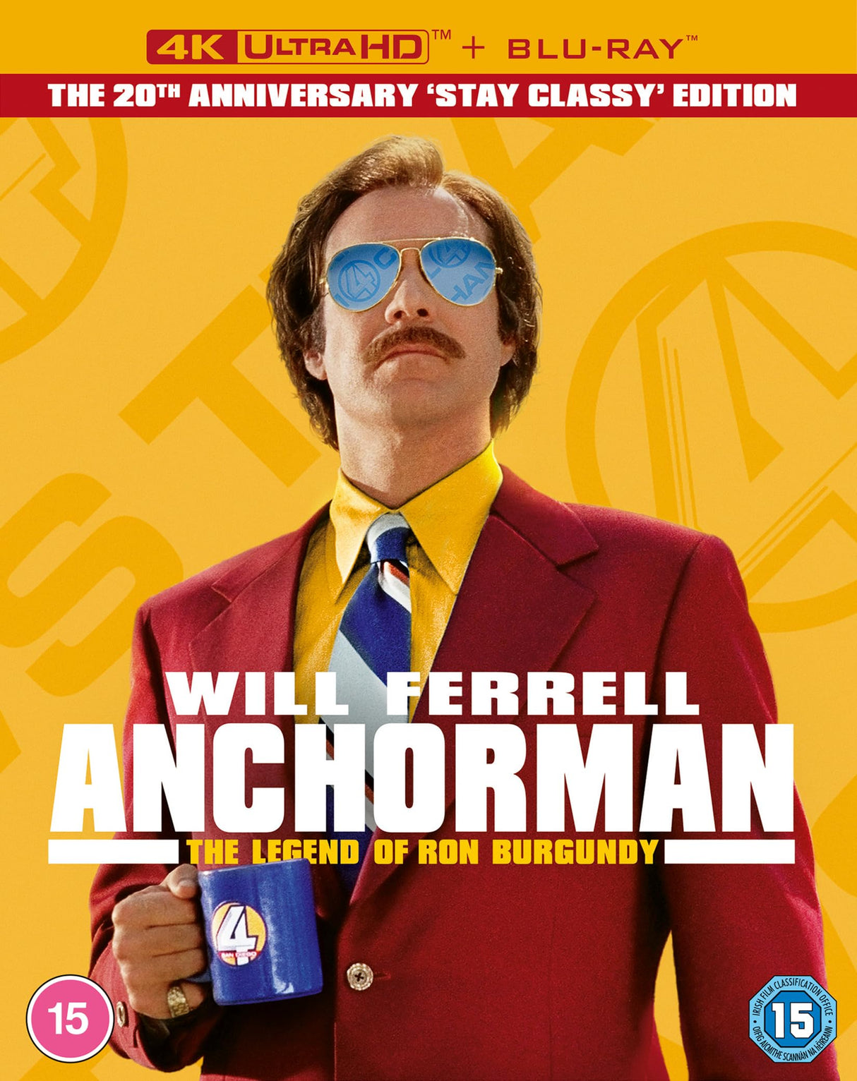 Anchorman: The Legend of Ron Burgundy 20th Anniversary 4K UHD Collector Edition [Blu-ray] [Region A & B & C]