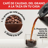 Cafetera Instant® Grind & Brew, 24 Horas Programable, 12 Tazas, Molinillo de Granos Ajustable Incorporado, Filtro Reutilizable, Pantalla Digital, Filtro de Agua, Jarra de Vidrio, Mantener Caliente