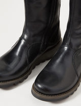 Fly London Mol 2, Botas con cremallera, Mujer, Black 005, 38 EU