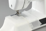 Brother HF27 - Máquina de Coser Acero Inoxidable, 44 x 20 x 33 cm, Color Negro/Blanco